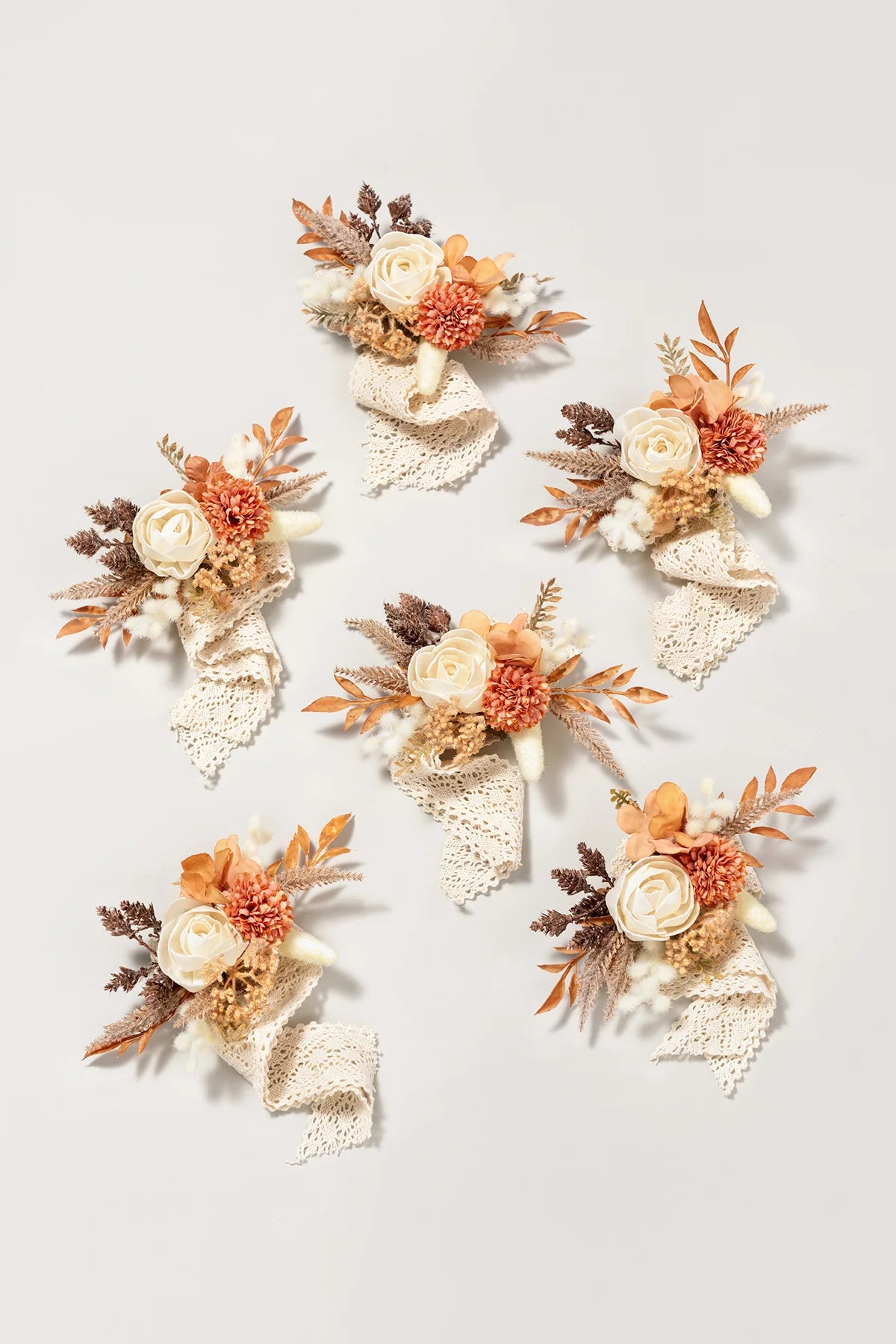 Høstfarvet blonde-armcorsage
