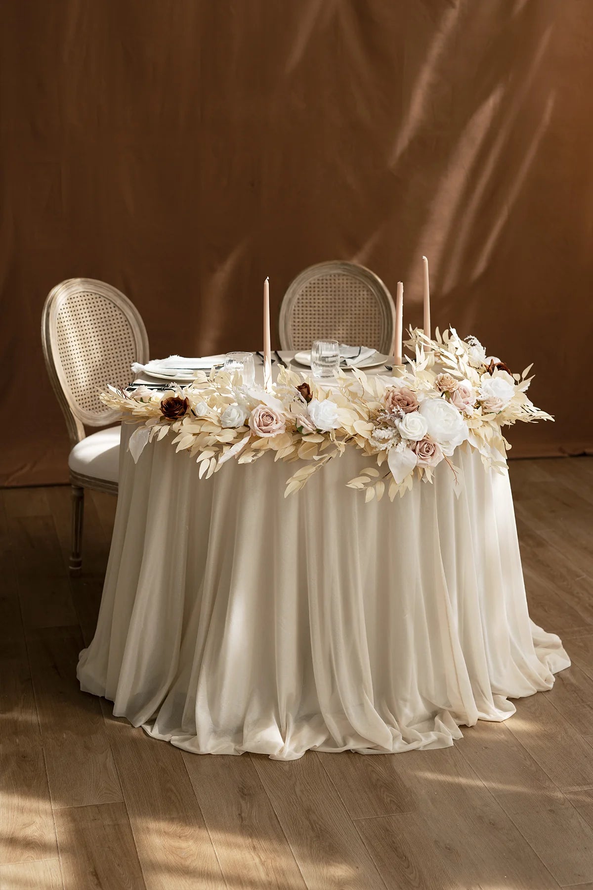 Champagne Blush Table Garland