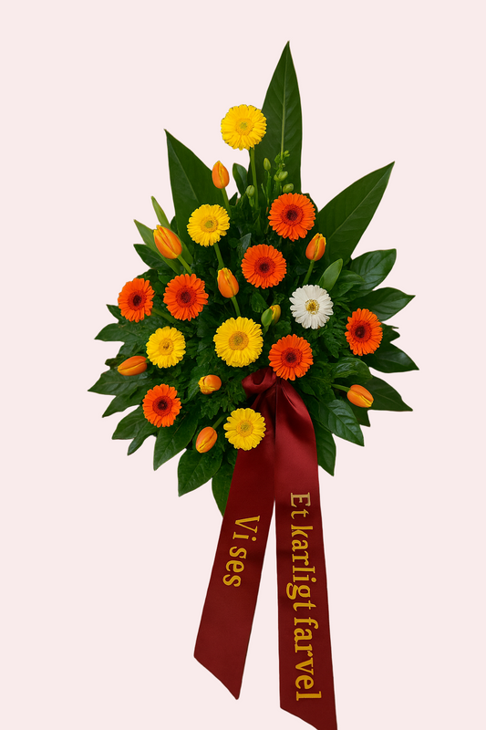 Altar Decoration – Orange & Yellow Farewell Harmony