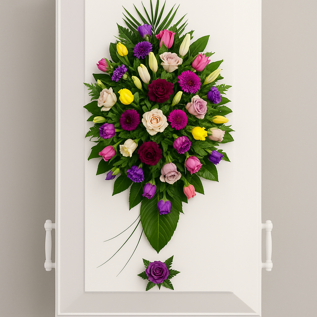 🌷 ½ Kistepynt– Farverigt farvel