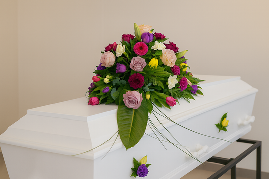🌷 ½ Kistepynt– Farverigt farvel