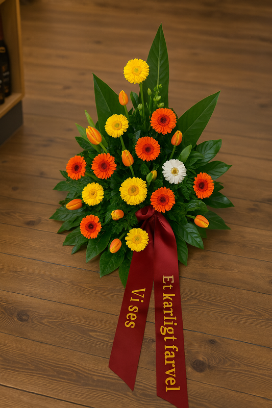 Altar Decoration – Orange & Yellow Farewell Harmony