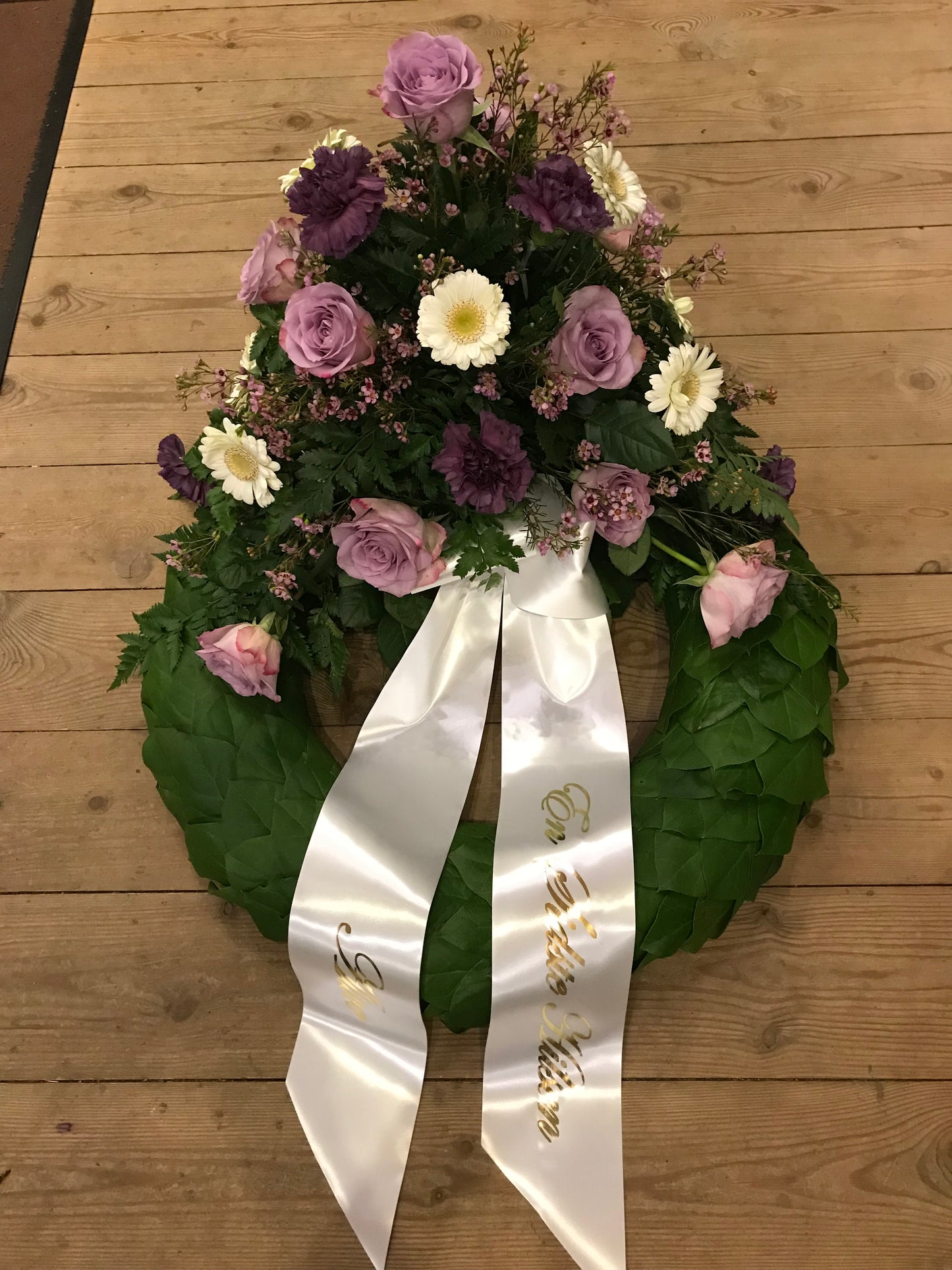 Elegant krans – Tidløs Afsked