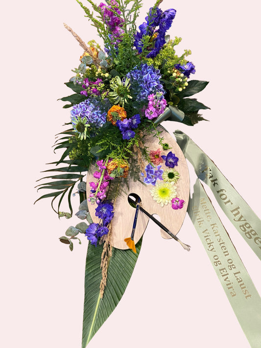 Altar Decoration – Blue & Purple Artist’s Tribute