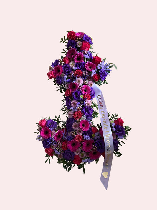 Anchor Funeral Decoration (Blomsteranker)