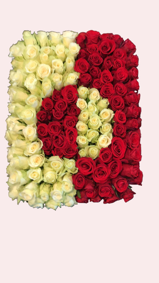 Greenland Flag Funeral Decoration (Grønlandsk Flag i Blomster)
