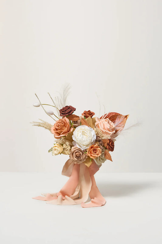 Rustic Terracotta Bridesmaid Bouquet