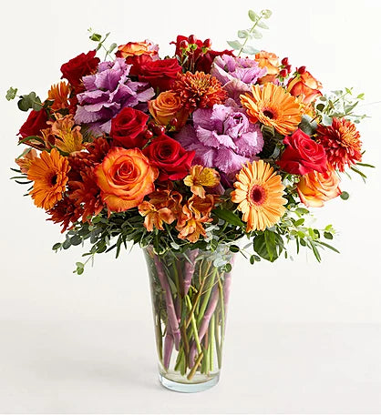 Golden Autumn Rose Bouquet