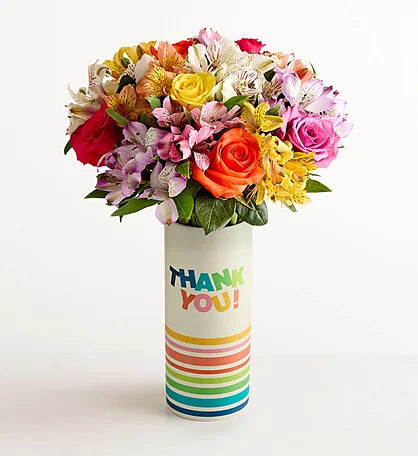 Color Splash Thank You Arrangement