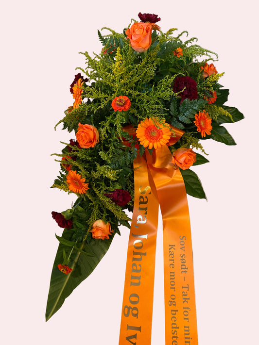 Båredekoration – Farvel til den orange solnedgang