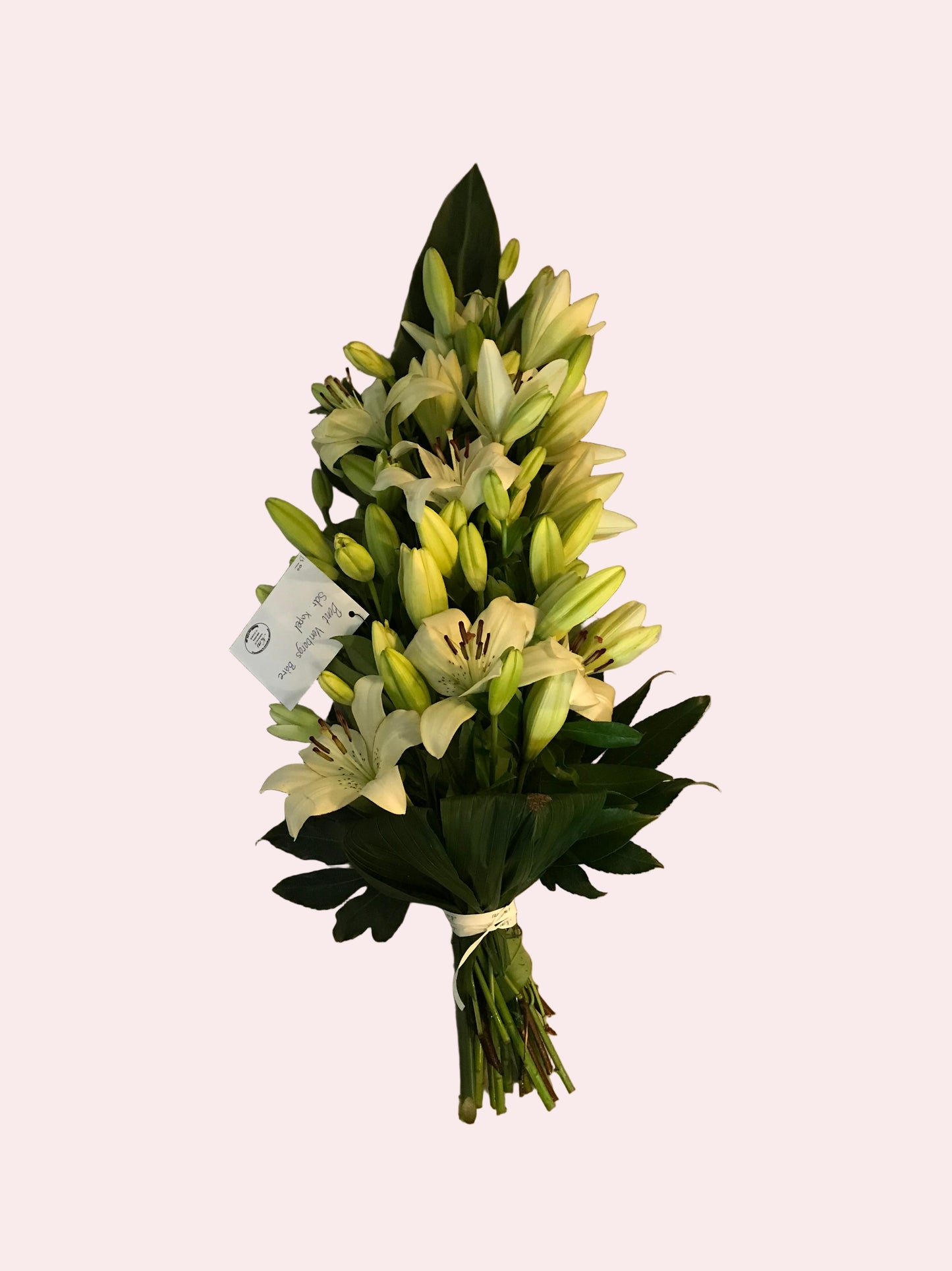 Barebuket – Pure White Lily Elegance