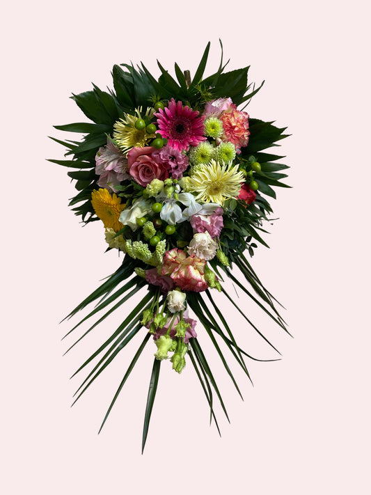 Barebuket – Elegant Mixed Flowers for a Peaceful Farewell