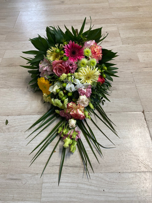 Barebuket – Elegant Mixed Flowers for a Peaceful Farewell