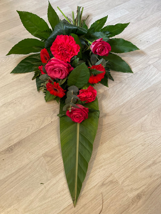 Barebuket – Red Roses & Pink Grace